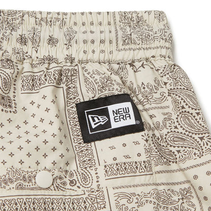 NEW ERA  ウーブン ショートパンツ Floral Paisley ストーン
