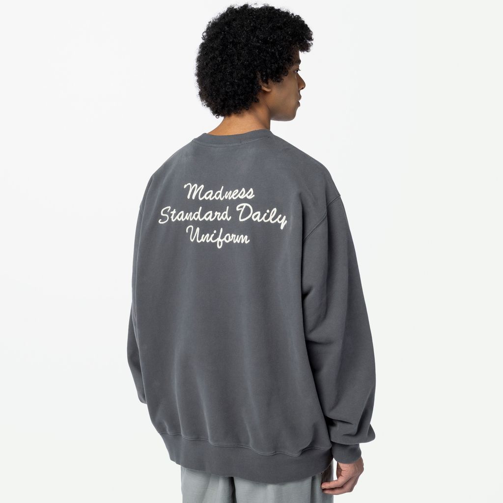 MADNESS VERSATILE FADED CREW SWEATER