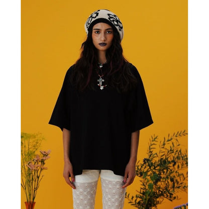 AMBERGLEAM Panel Basic T-Shirt