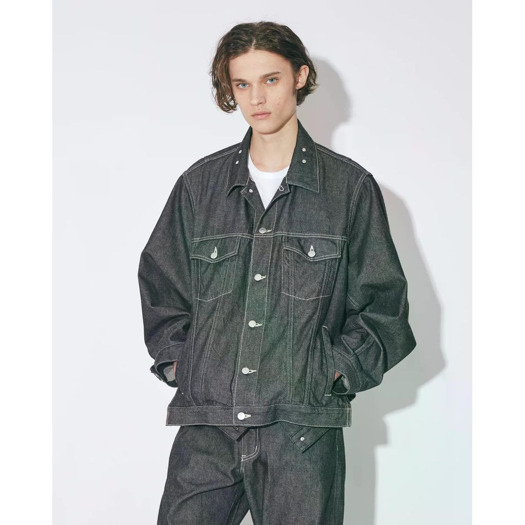 beautiful people double-end left hand twill denim blouson