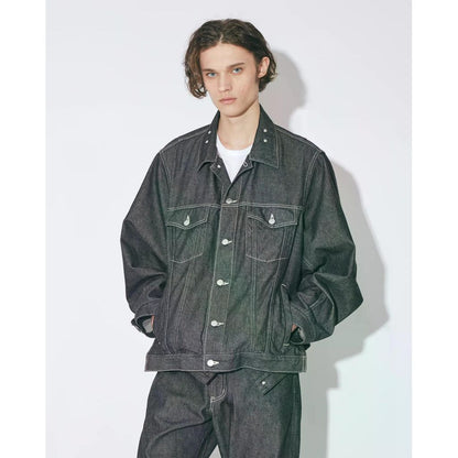 beautiful people double-end left hand twill denim blouson