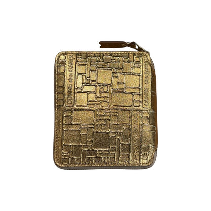 Wallet COMME des GARCONS Embossed Logotype2 Gold