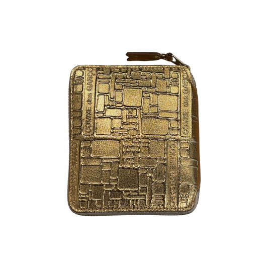 Wallet COMME des GARCONS Embossed Logotype2 Gold