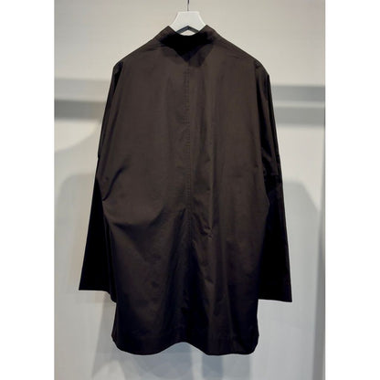 Y's for men 100/2 BROAD SHIRT WITH STAND COLLAR（BLACK）