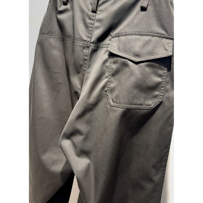 Y's for men T/C TWILL PANTS WITH SIDE SEAM TUCK（BLACK）