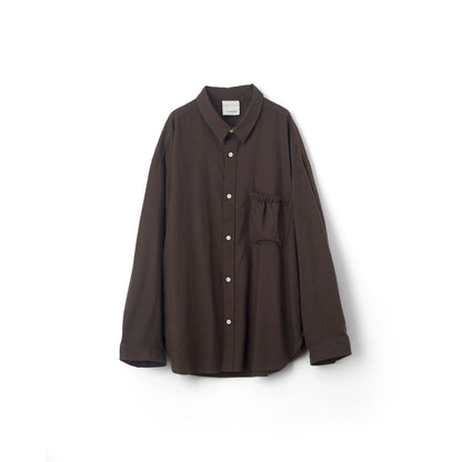 refomed WRIST PATCH WIDE SHIRT "CHECK"