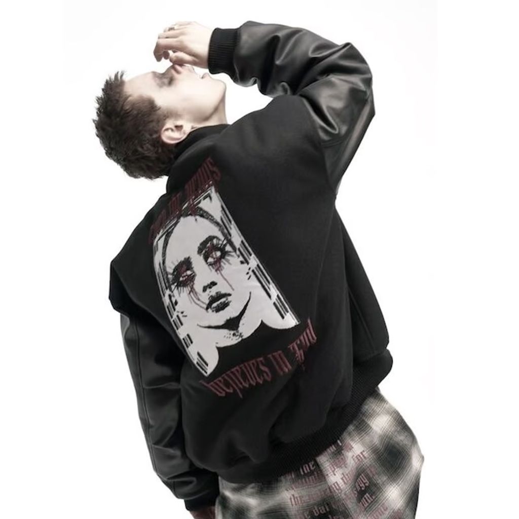 beauty:beast Ombre Check SUPER LONG SHIRT JKT (WHITE CKECK)