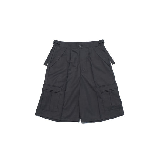 F/CE.  TWISTPOLYESTER WIDE SHORTS