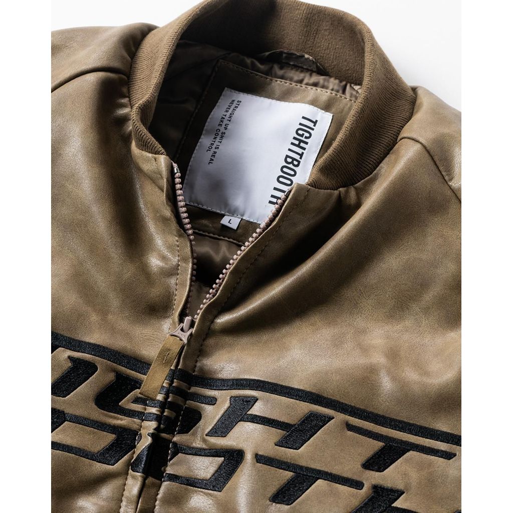 TIGHTBOOTH  ADRENALINE LEATHER DOWN JKT - TIGHTBOOTH x SEEDA