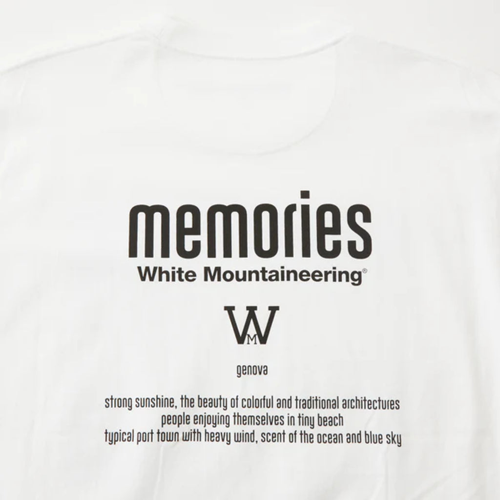 WHITE MOUNTAINEERING ''GENOVA'' PHOTO T-SHIRT