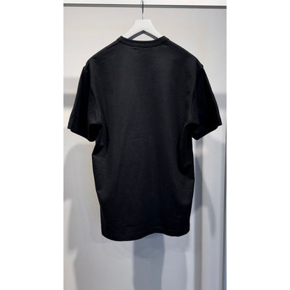 COMME des GARCONS HOMME COTTON PLAIN LOGO T-SHIRTS（BLACK）