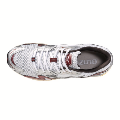 MIZUNO WAVE RIDER 10（ホワイト×ブラック×ワインレッド）