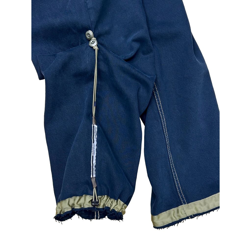 POLIQUANT THE DEFORMED ADJUSTABLE THRIFTING DENIM 550 [FIGURE DYEING]