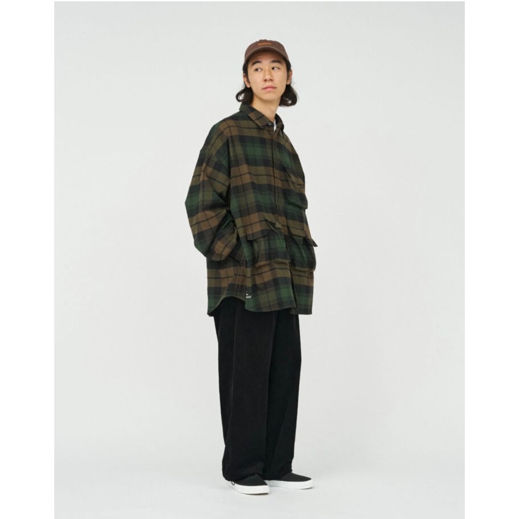 FreshService "FLANNEL CHECK MULTI POCKET SHIRT"