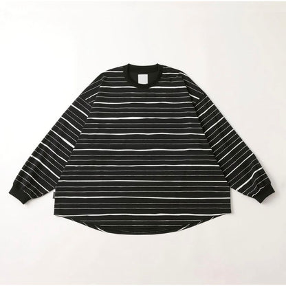 S.F.C SUPER BIG MIX STRIPE LS NYLON TEE