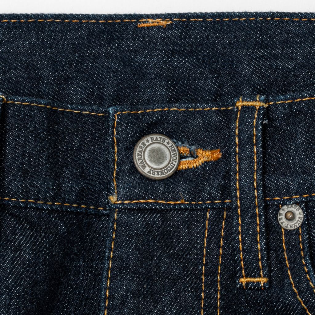 RATS DARK INDIGO DENIM PANTS RIGID