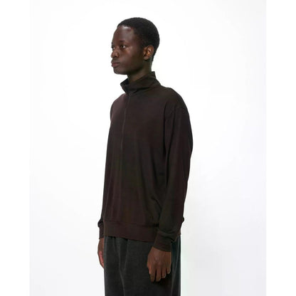 marka  Super 100s Washable Wool Jersey / Half-Zip Stand