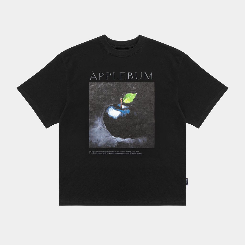 APPLEBUM  "Black Apple" T-shirt 12oz