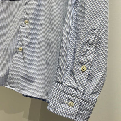 PORTER CLASSIC ROLL UP STRIPE SHIRT