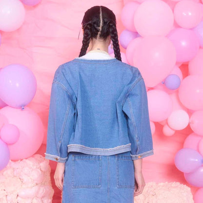 THOMAS MAGPIE denim shirt jacket