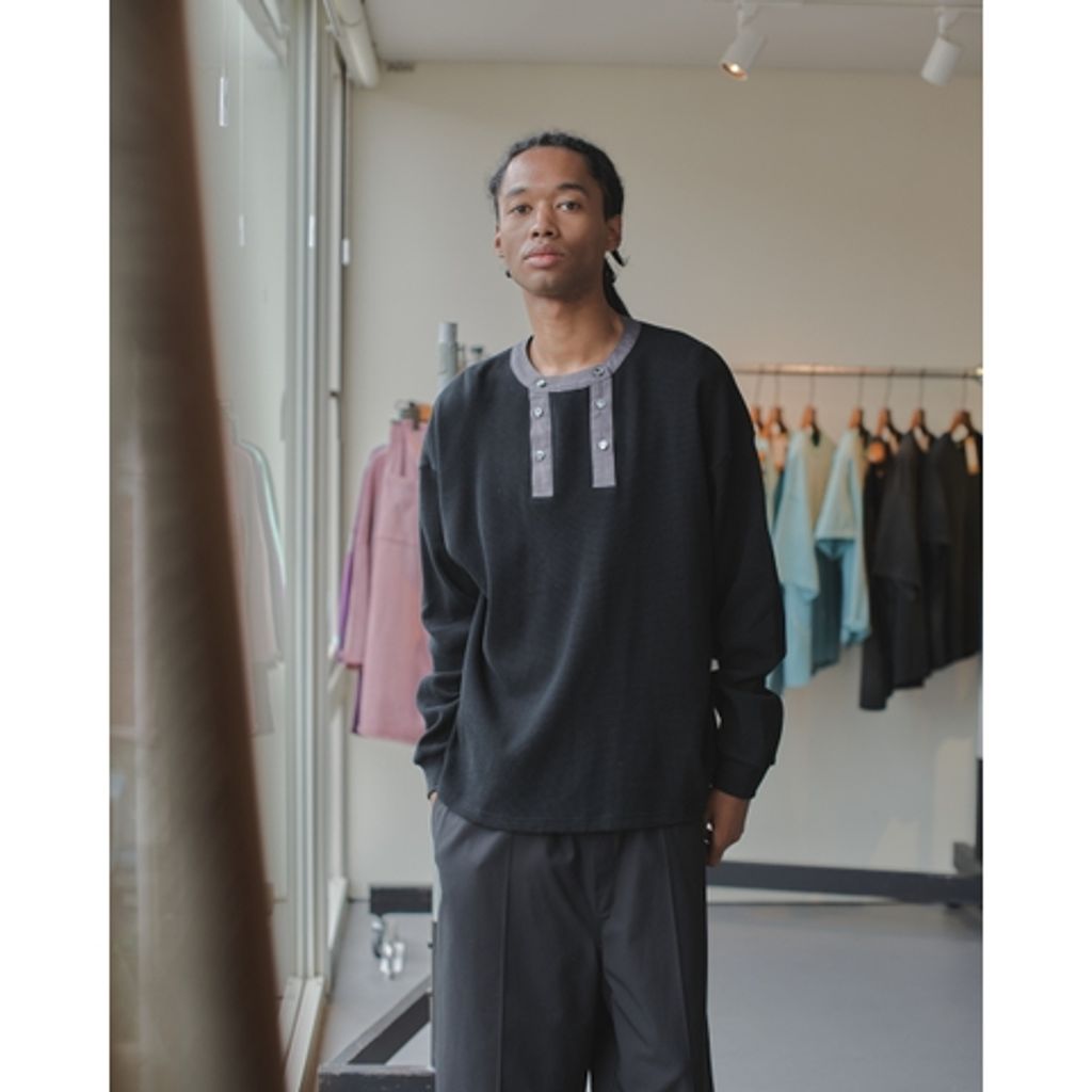refomed FRESH MAN HENLEY NECK