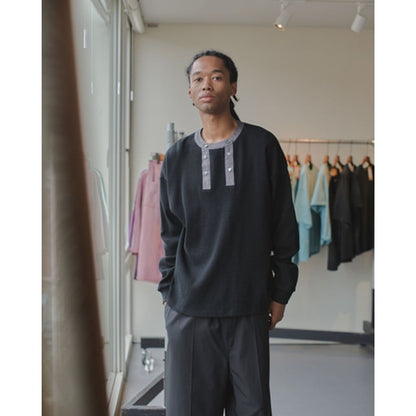refomed FRESH MAN HENLEY NECK