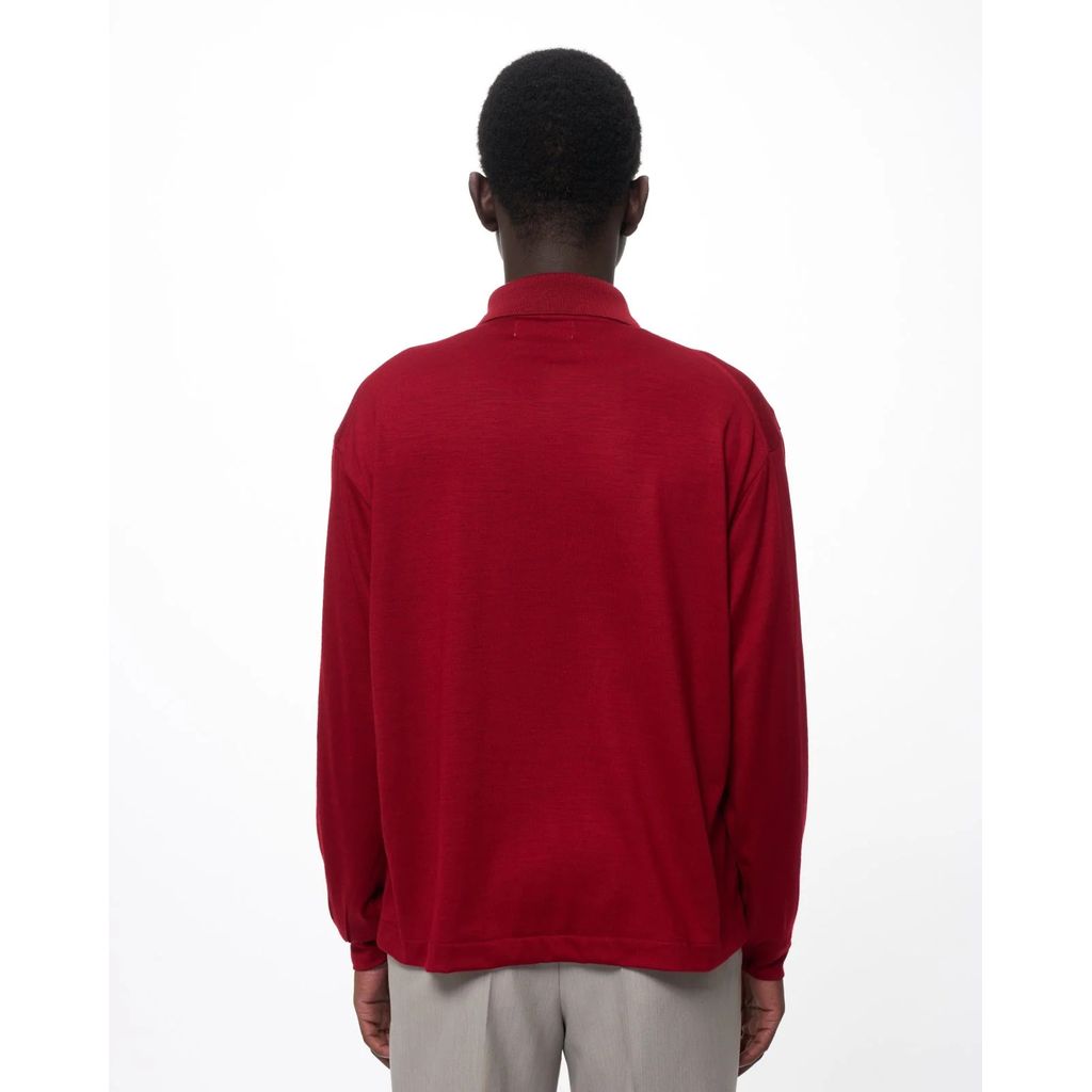 marka  Super 100s Washable Wool Jersey / Shirt Cardigan