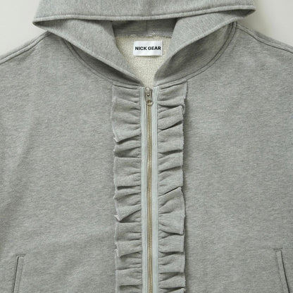 NICK GEAR Frill Zip up sweat