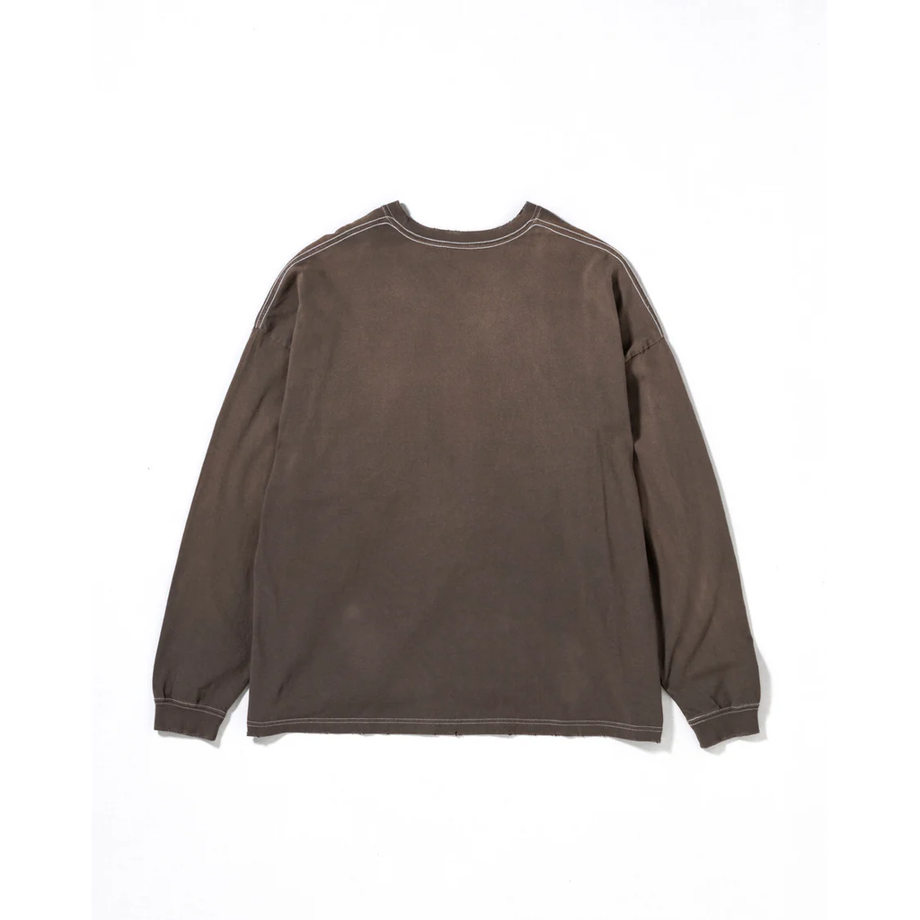 ANACHRONORM DYED CUSTOM CAR GRAPHIC L/S T-SHIRTS DUSTY
