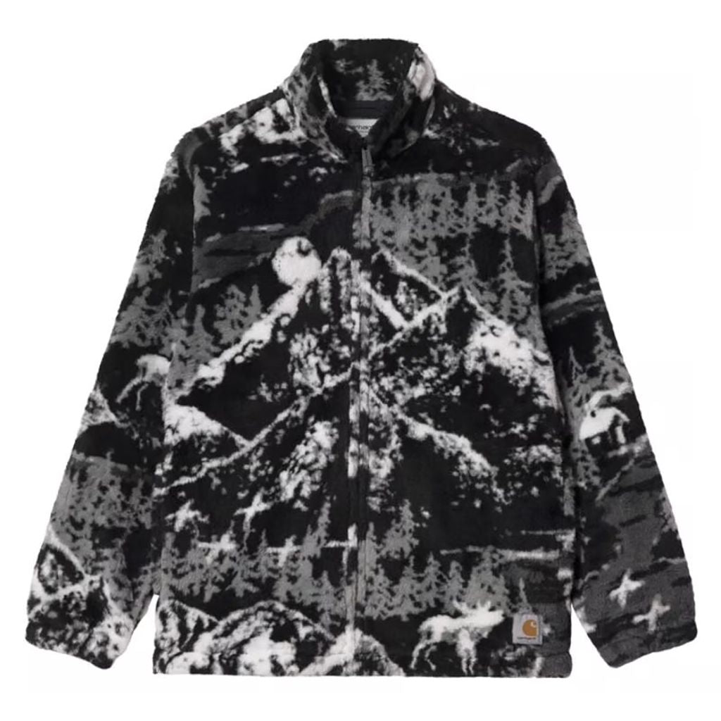 carhartt wip HIGH PLAINS LINER - High Plains Jacquard Black