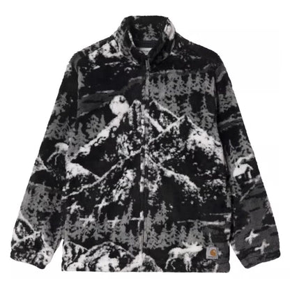 carhartt wip HIGH PLAINS LINER - High Plains Jacquard Black