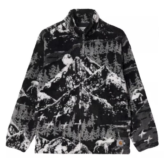 carhartt wip HIGH PLAINS LINER - High Plains Jacquard Black