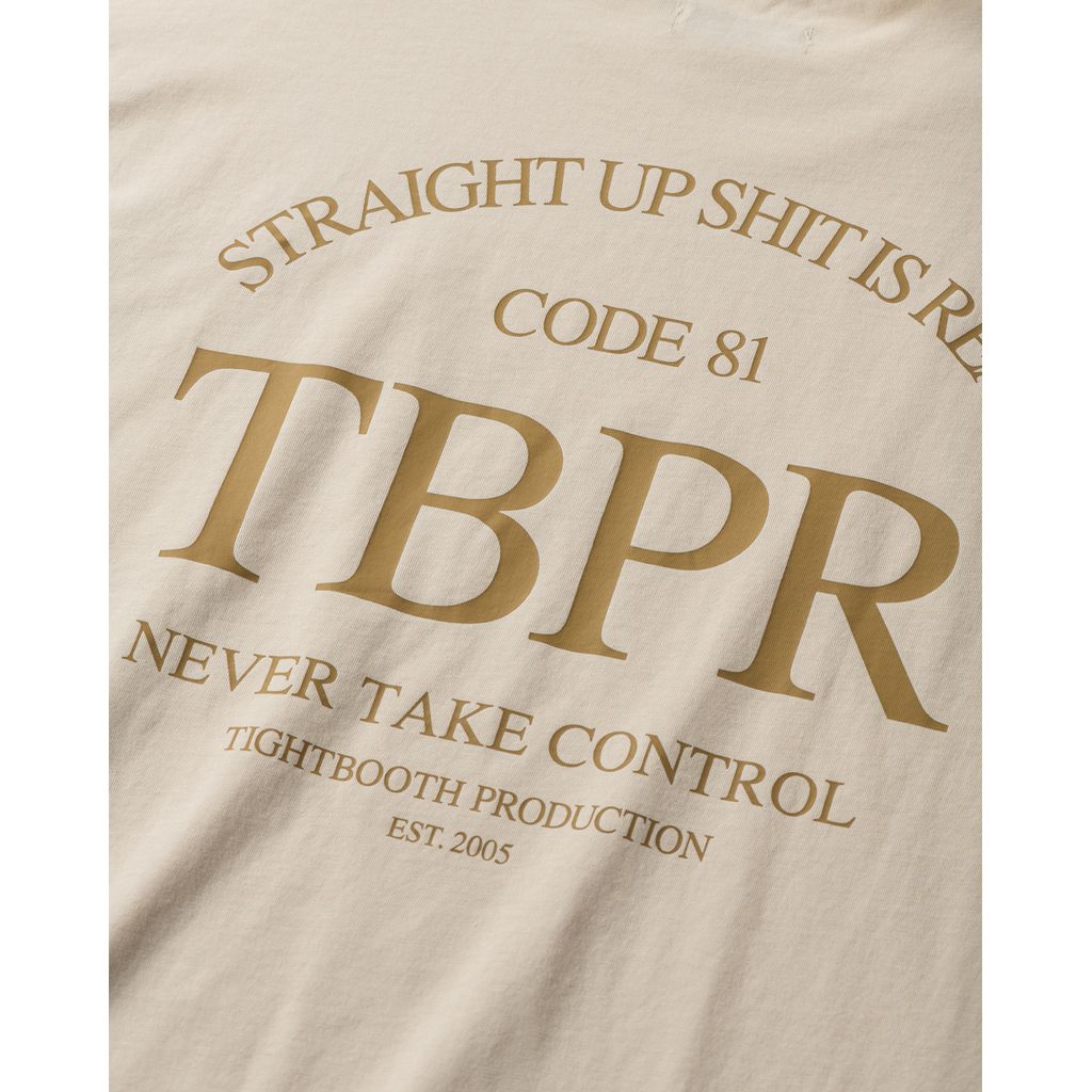 TIGHTBOOTH  STRAIGHT UP S/S T-SHIRT SS26-T04