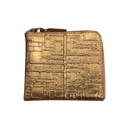 Wallet COMME des GARCONS Embossed Logotype2（Gold）