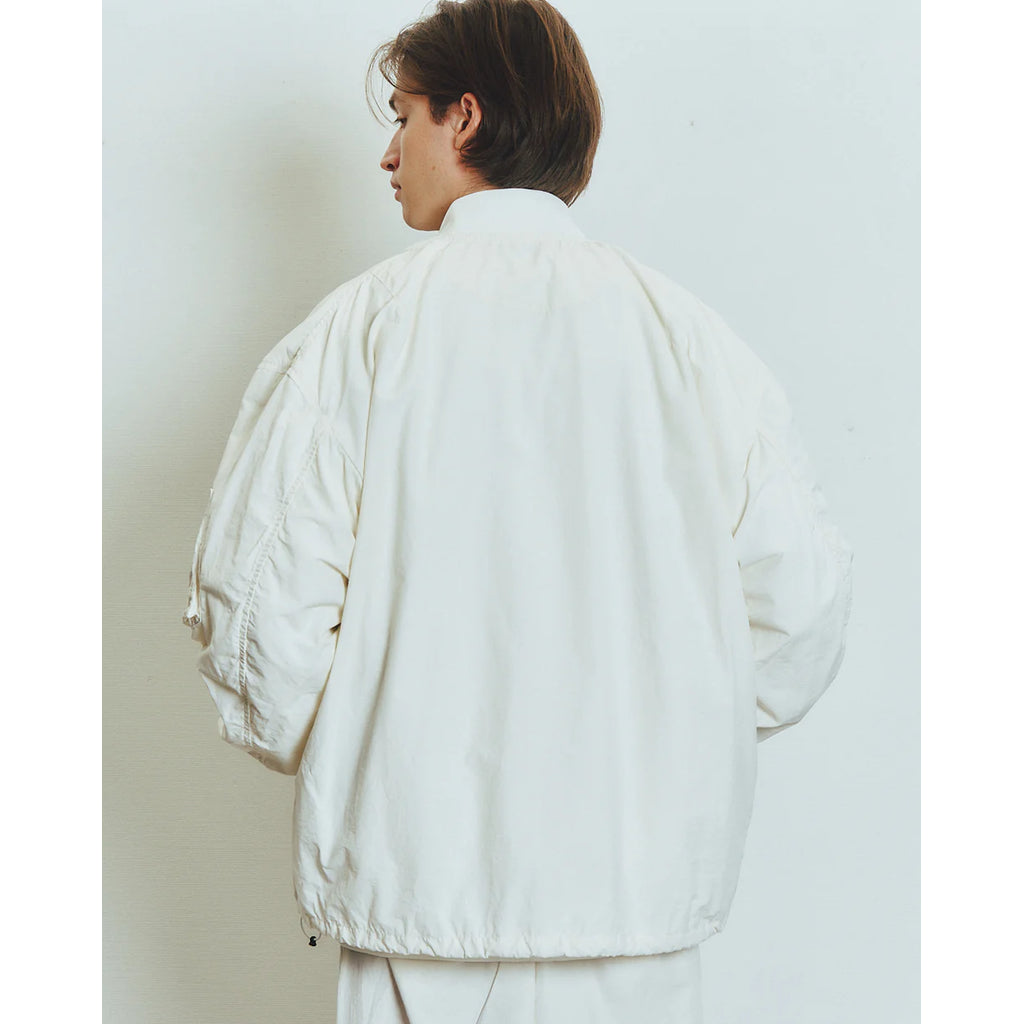 is-ness MILITARY ZIP SHIRT