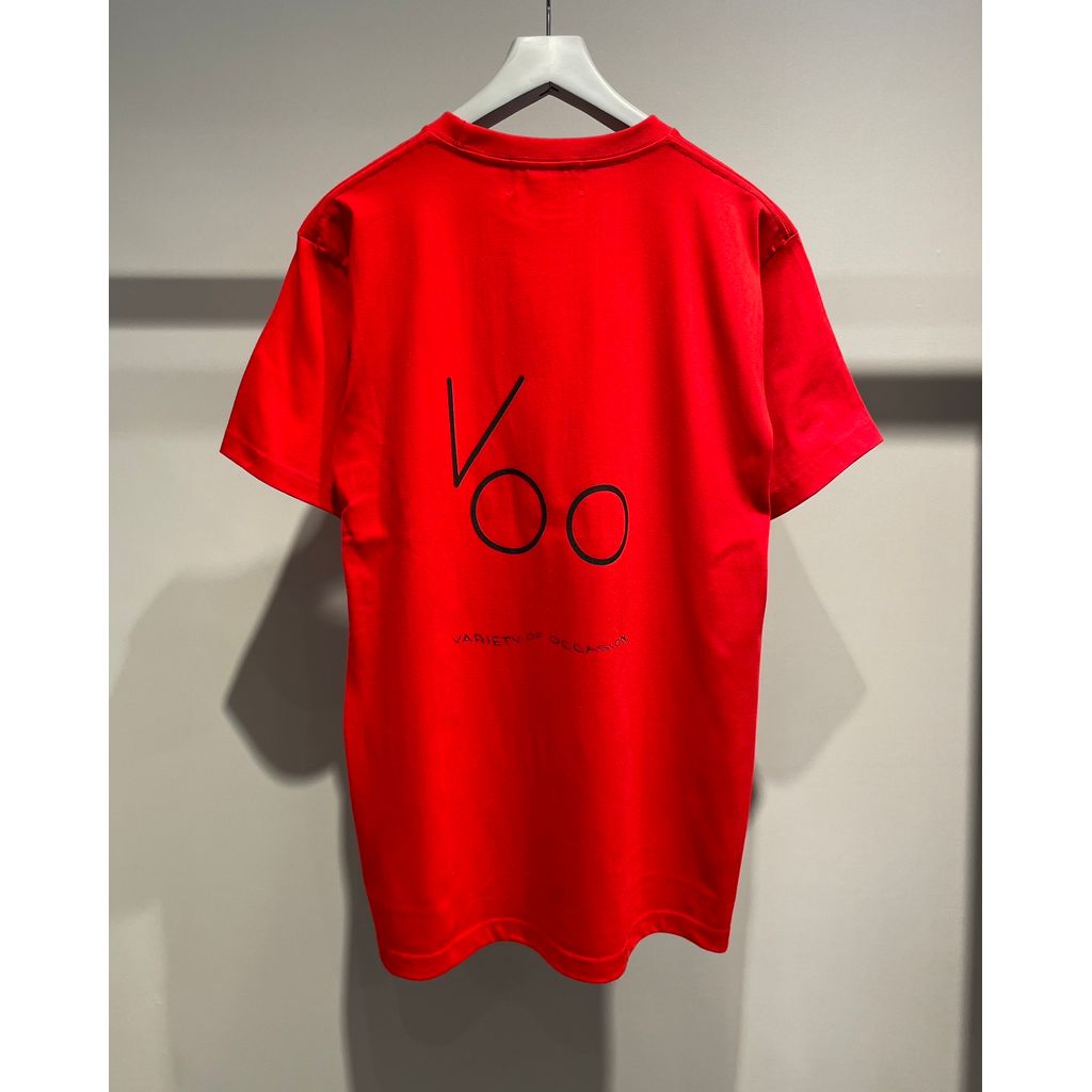 VOO × LINEAGE CORE SP ACHIVE LOGO TEE（RED）