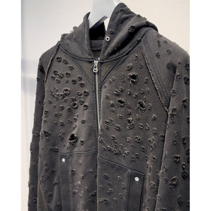 FAF Dameged Zip up Hoodie