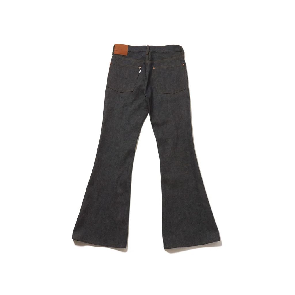 SUGARHILL MODERN DENIM TROUSERS FLARED CUT