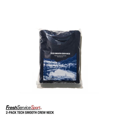FreshService "2-PACK TECH SMOOTH CREW NECK"