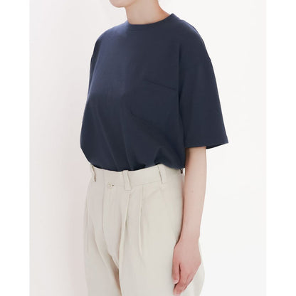 YAECA STOCK  Short Sleeve Tubular T-shirts With Pocket