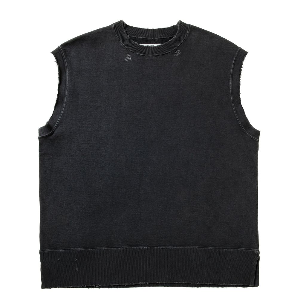 ネクサスセブン DAMAGED CREW VEST NEXUSVII. DAMAGED FLOCKY CREW VEST – MAROON WEBSTORE