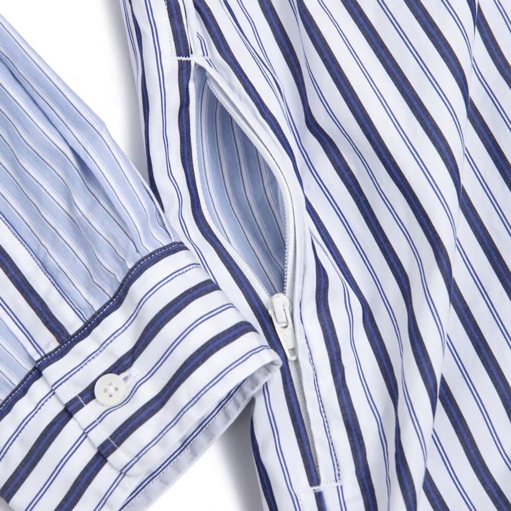 BEDWIN & THE HEARTBREAKERS L/S STRIPE BIG SHIRT "EWAN"