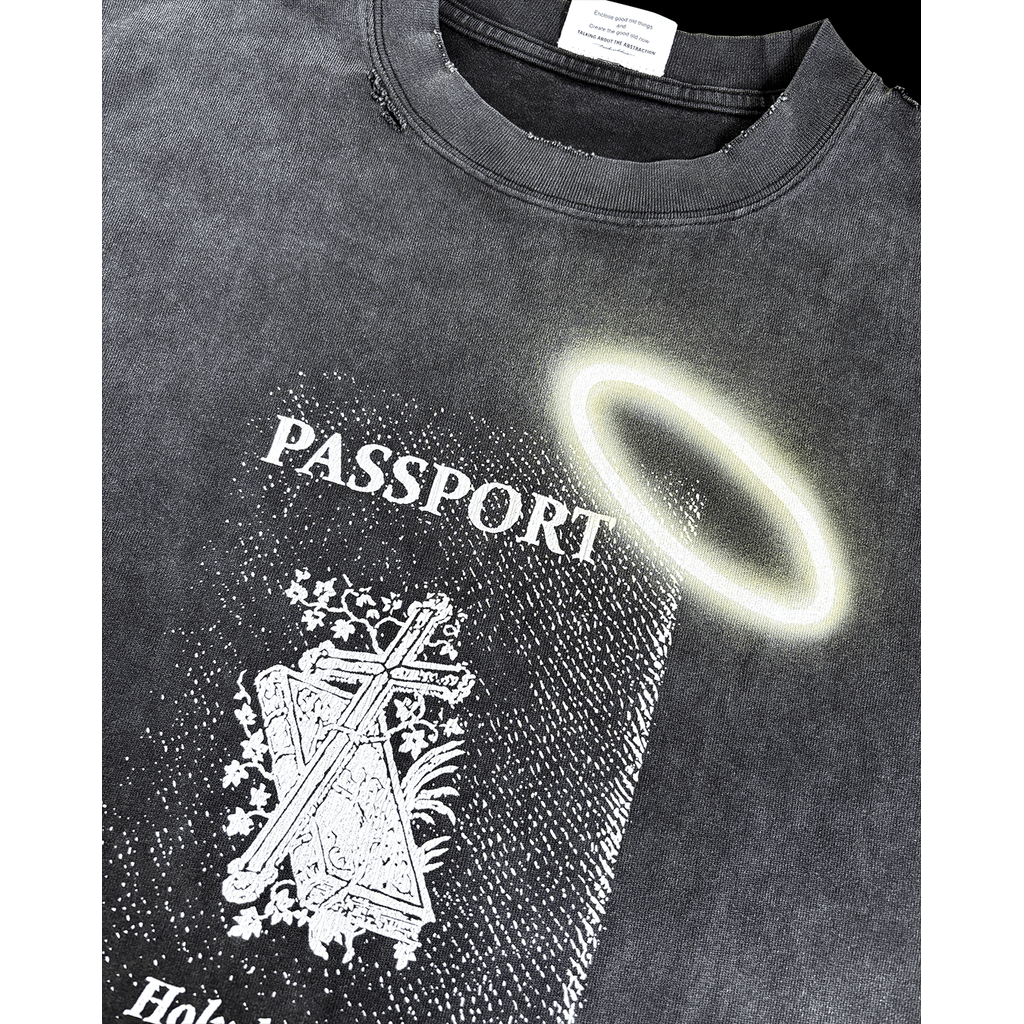 TALKING ABOUT THE ABSTRACTION TRANSCRIPTION ANGEL RING TEE