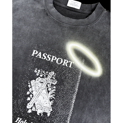 TALKING ABOUT THE ABSTRACTION TRANSCRIPTION ANGEL RING TEE