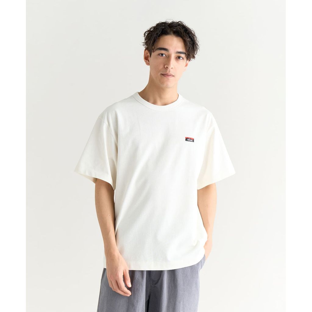 NANGA  ECO HYBRID BOX LOGO EMBROIDERY TEE(UNISEX)