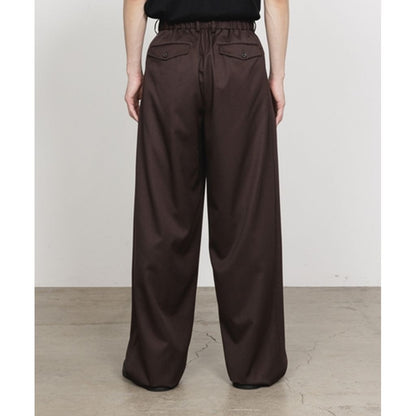 【予約販売】MARKAWARE  TRIPLE PLEATED WIDE TROUSERS