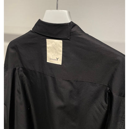 Ground Y COTTON BROADCLOTH COLLAR CUT-OFF SHIRT