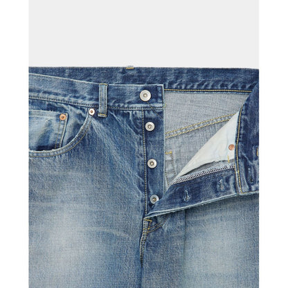 marka ORGANIC COTTON 13.5oz SELVEDGE DENIM WIDE LEG JEANS