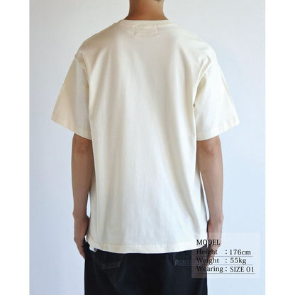 ANACHRONORM ANNK006 ICON THREADS GLITCH EMBROIDERY S/S T-S