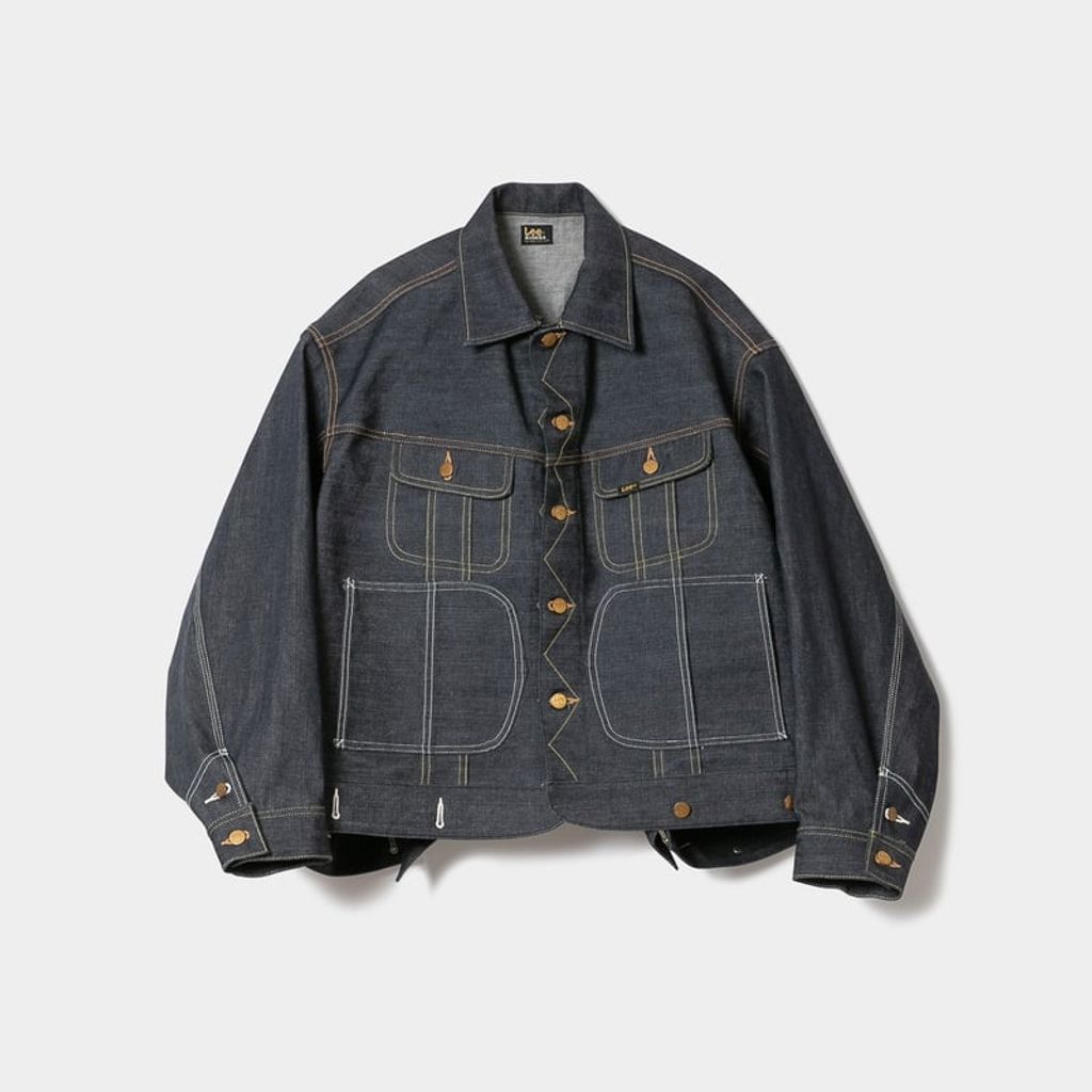 beautiful people Lee double-end denim riders/work blouson